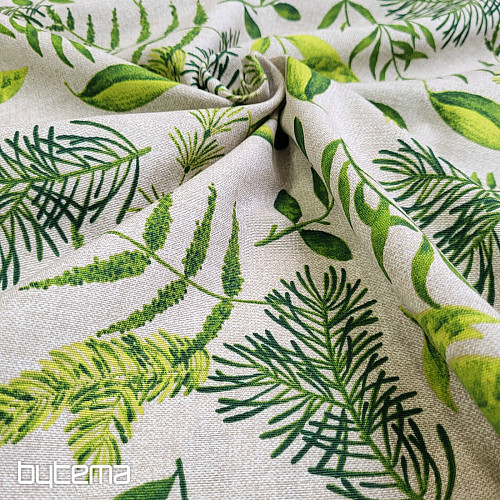 Tissu décoratif VERT FOUGÈRE