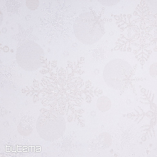 Tissu jacquard décoratif FLAKES II. argent naturel