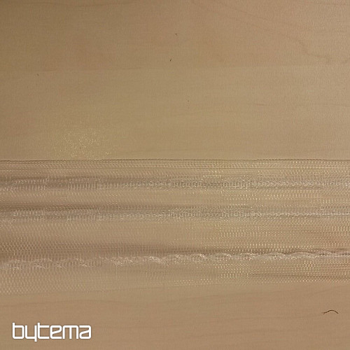 Ruban de rideau évasé 8 cm, 1:1,5