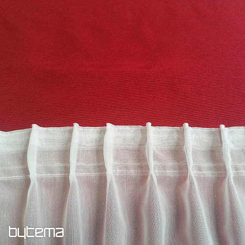 Ruban de rideau évasé 8 cm, 1:1,5