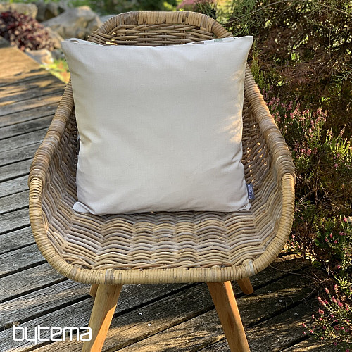 Housse de coussin déco PASTEL marron clair