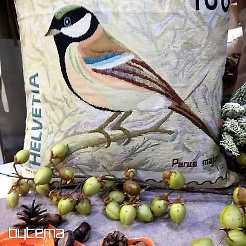 Taie d&#39;oreiller décorative POST STAMP BIRDS