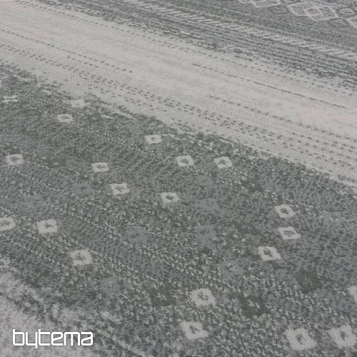 tapis moderne FONT gris vert