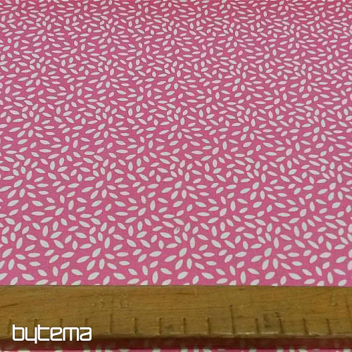 Tissu coton STILI rose rose
