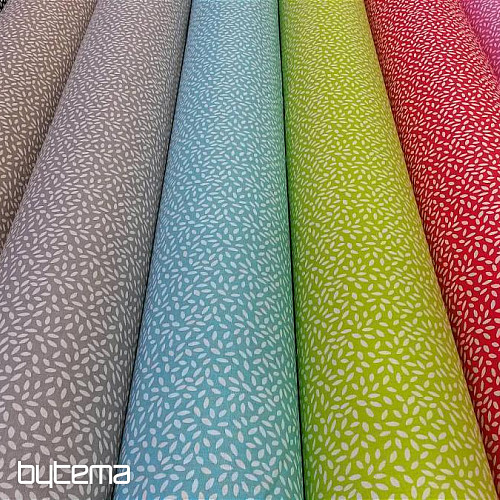 Tissu coton STILI turquoise turquoise