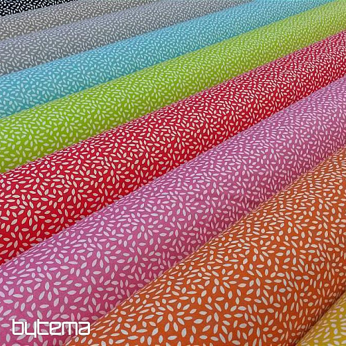 Tissu coton STILI turquoise turquoise