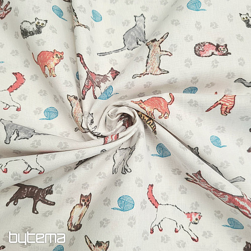 Tissu décoratif CHATS