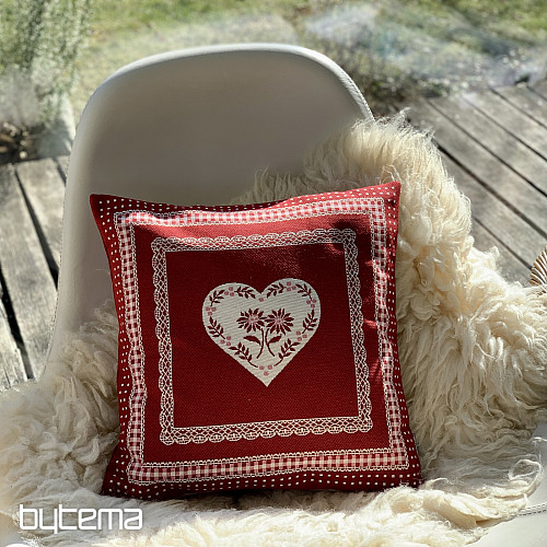 Housse de coussin Gobelin SELSKÁ JIZBA rouge