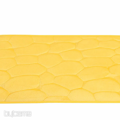 Tapis de salle de bain CARREAUX JAUNE