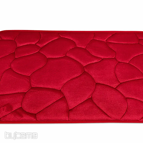 Tapis de salle de bain CARREAUX ROUGES