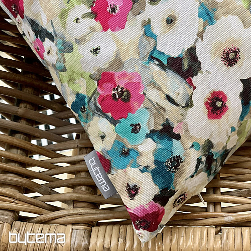 Housse de coussin déco FLEUR DE MONET