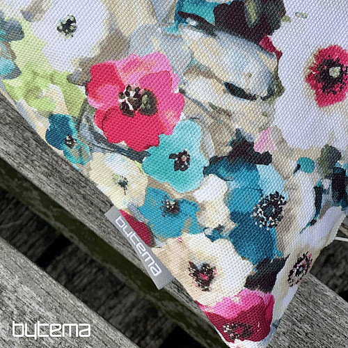 Housse de coussin déco FLEUR DE MONET