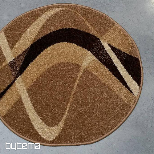 Tapis rond MARRON BEIGE