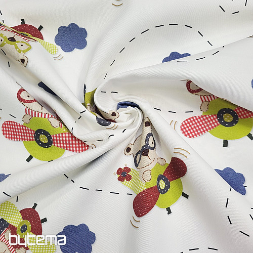 Tissu décoratif pour enfants BEAR FLYER