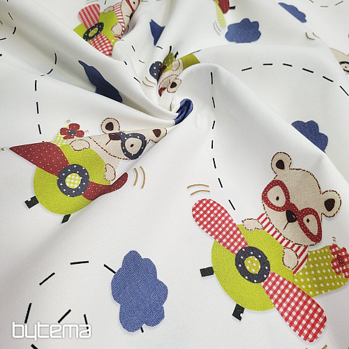 Tissu décoratif pour enfants BEAR FLYER