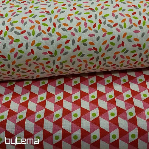Tissu coton NOHO rouge