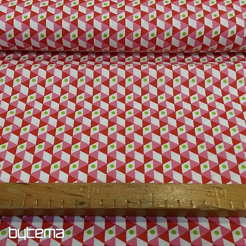 Tissu coton NOHO rouge