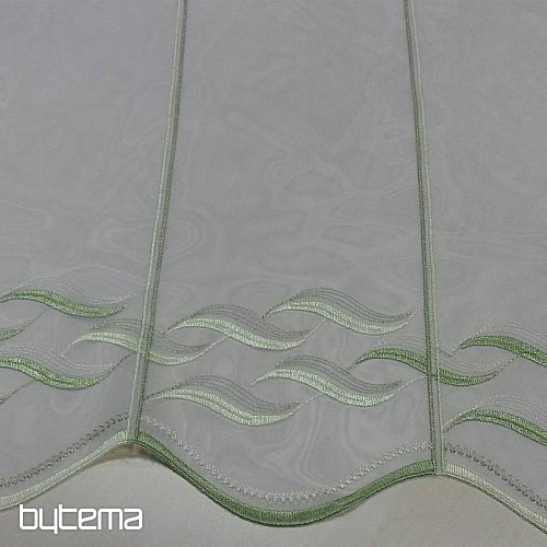 Rideau vert court moderne