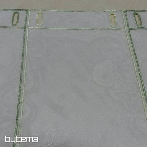Rideau vert court moderne