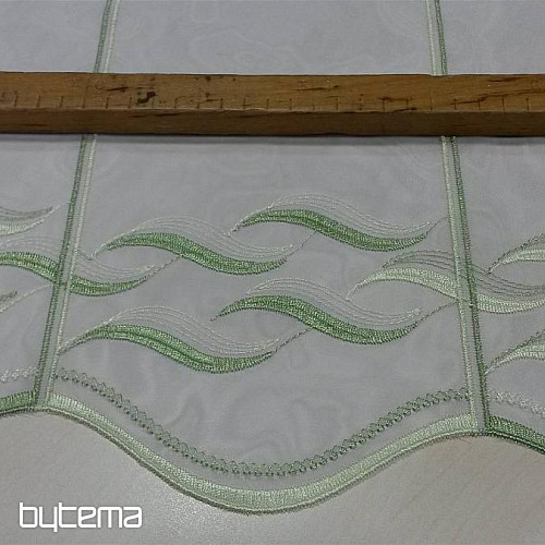Rideau vert court moderne