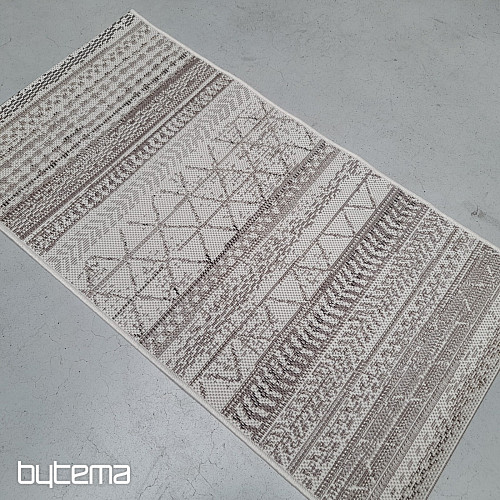 Tapis d'extérieur STAR marron clair