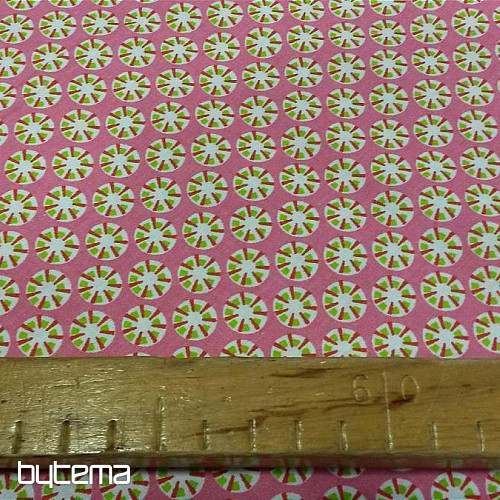 Tissu en coton SOTANG rose