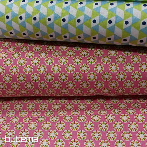 Tissu en coton SOTANG rose