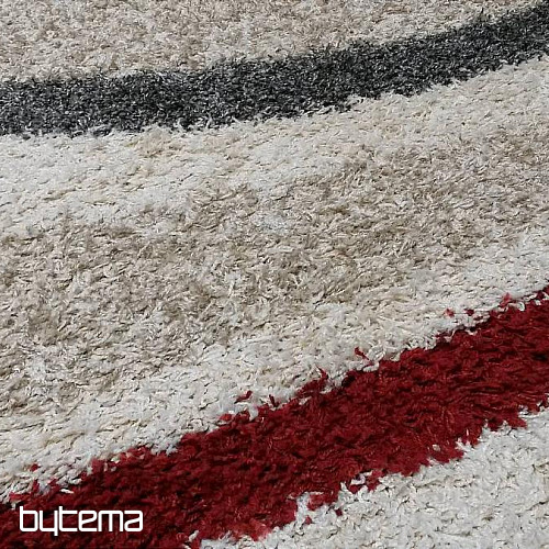 Tapis en pièces SHAGGY EXTRA ligne crème