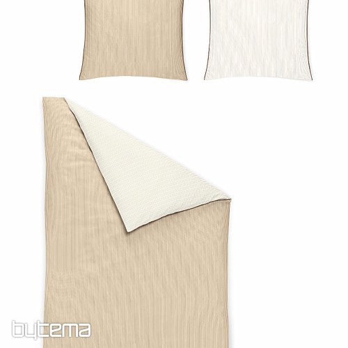 Literie de luxe en satin LINEA 8021-80 crème