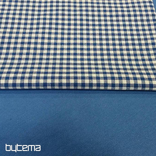 Tissu décoratif uni couleur LISO 404 bleu