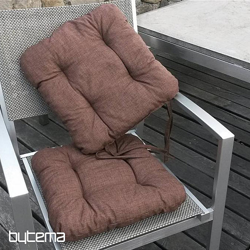 Coussins de chaise EDGAR marron 902
