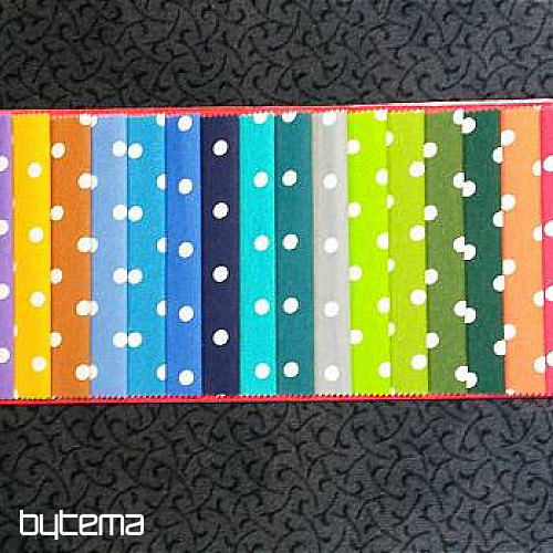 Tissu décoratif à pois NEO gris foncé 802