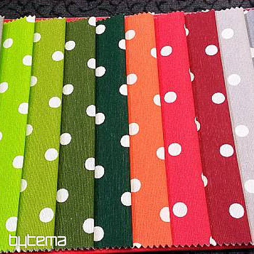 Tissu décoratif à pois NEO gris foncé 802