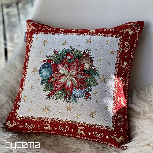 Housse de coussin décoration de Noël ÉTOILE DE NOËL