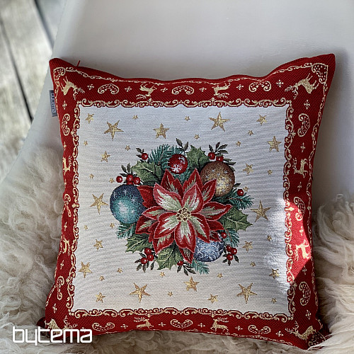 Housse de coussin décoration de Noël ÉTOILE DE NOËL