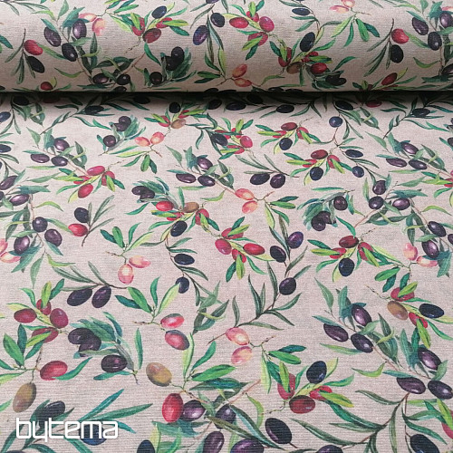 Tissu décoratif VERCORS OLIVE