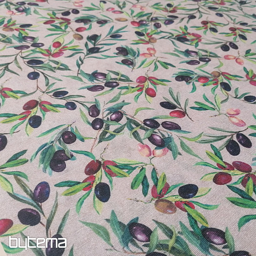 Tissu décoratif VERCORS OLIVE