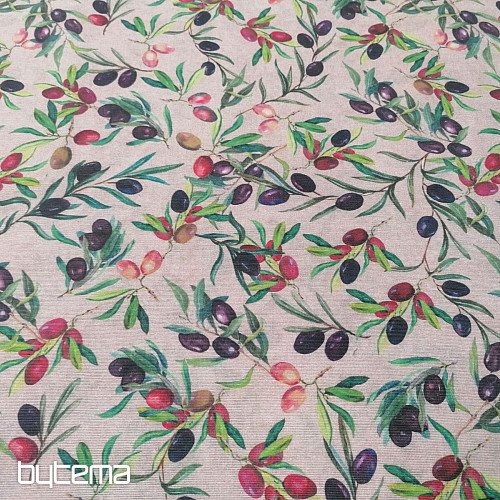 Tissu décoratif VERCORS OLIVE