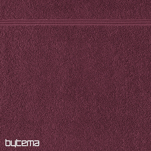 Serviette et drap de bain luxe MANHATTAN GOLD 291 bordeaux
