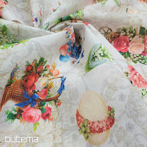 Tissu décoratif ROMANCE DE PÂQUES