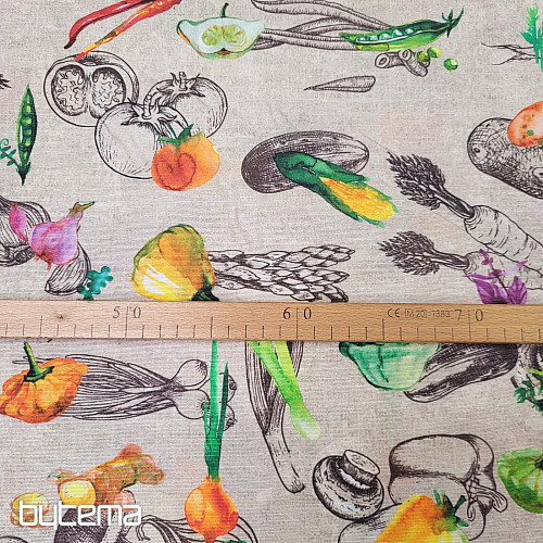 Tissu décoratif LÉGUMES