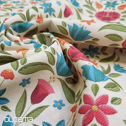 Tissu déco MARIE beige