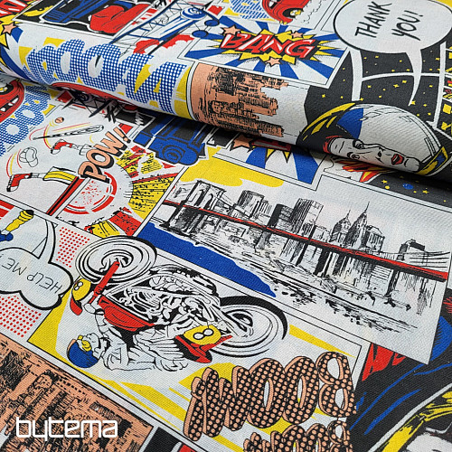 Tissu décoratif KOMIKS ROY