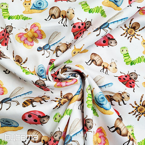 Satin de coton pour enfants imprimé numérique ANIMAUX