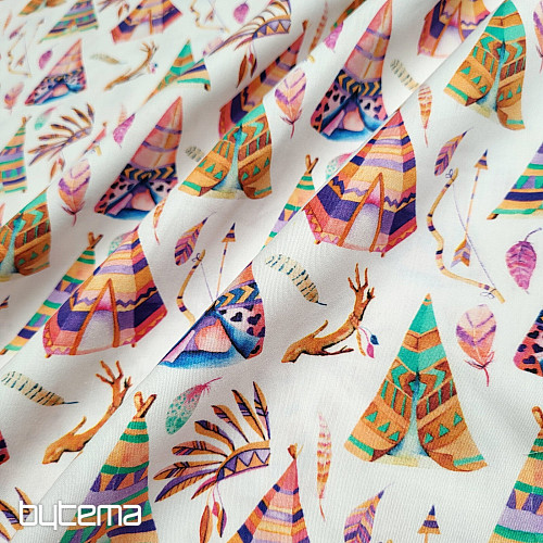 TIPI en satin de coton pour enfant, impression numérique