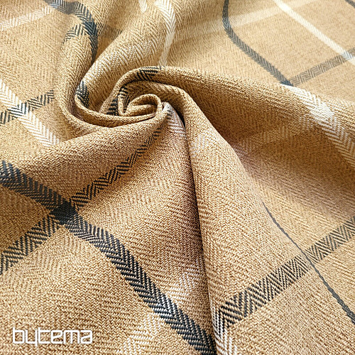 tissu de revêtement MULL LATTE