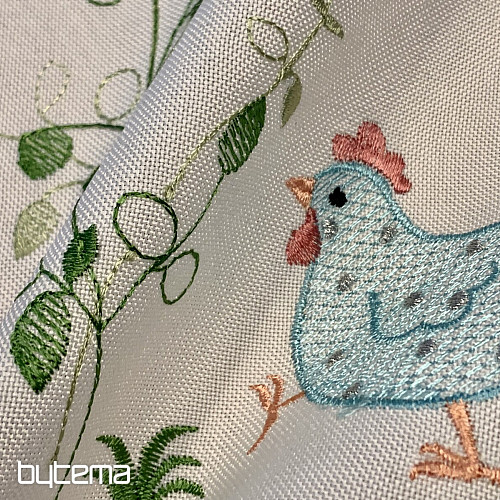Nappes et foulards brodés SLEPIČKY bleu