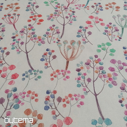 Tissu déco LOUKA lilas