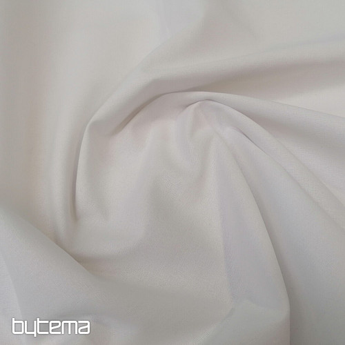 Toile de coton DOMINIC blanc