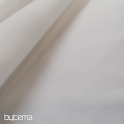 Toile de coton DOMINIC blanc